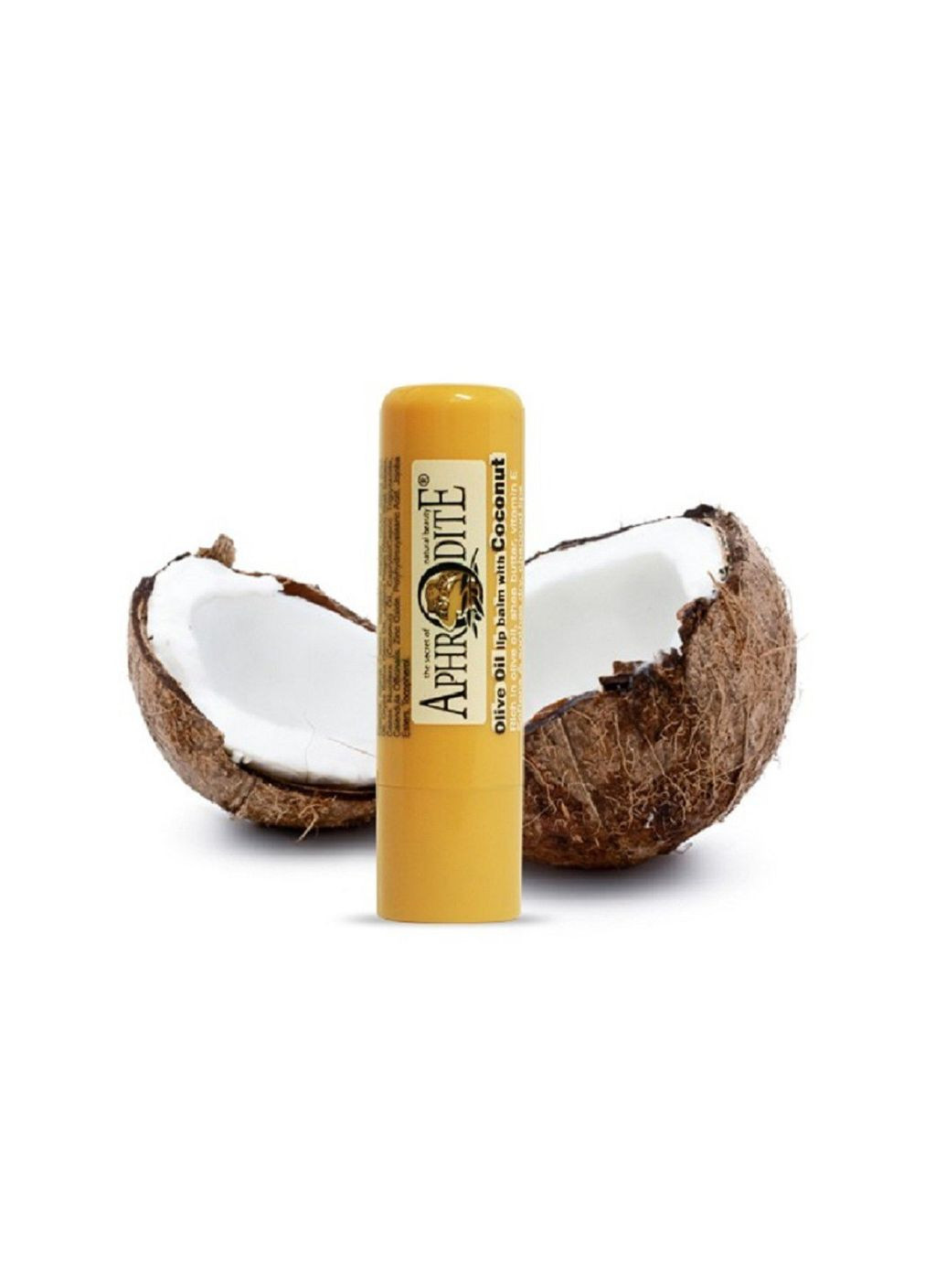 Натуральный оливковый бальзам для губ со вкусом кокоса 4 г (Z48) Aphrodite (276536301)