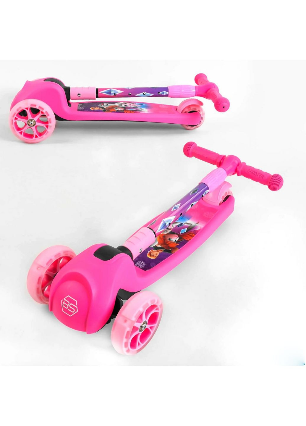 Самокат триколісний дитячий 13х30х58-71,5 см Best Scooter (289367578)