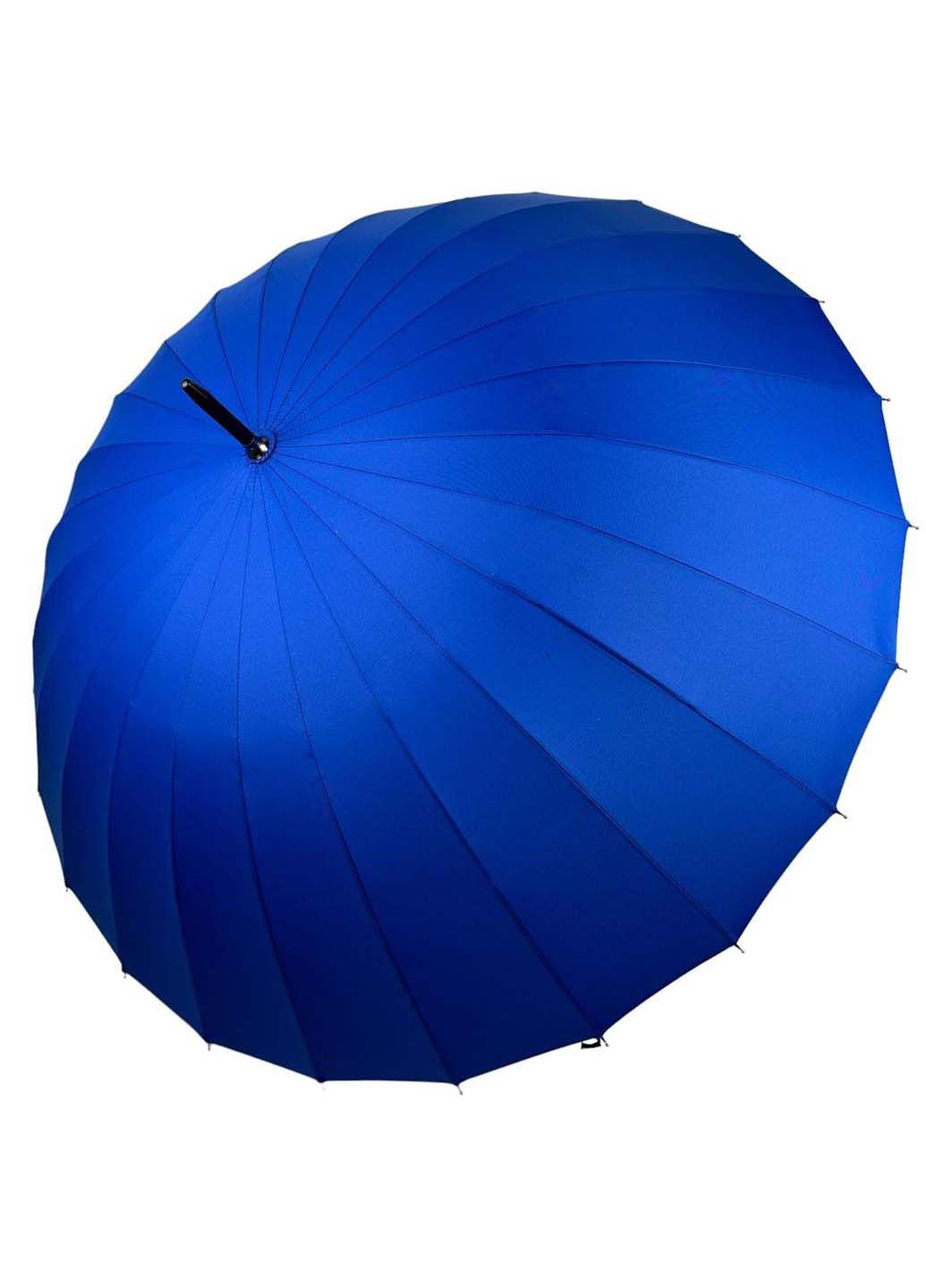 Однотонный механический зонт-трость на 24 спицы Toprain (289977506)