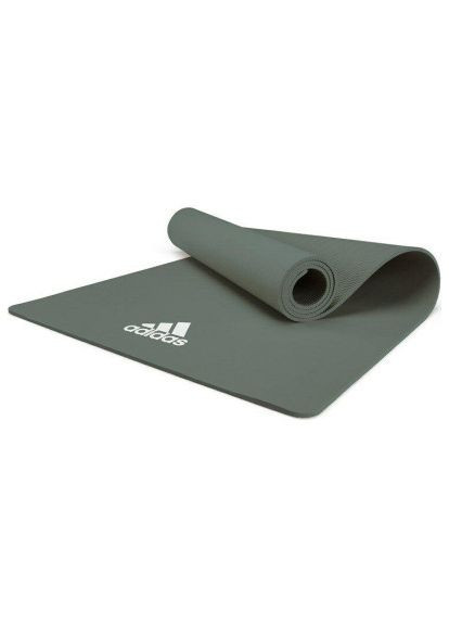 Килимок для йоги Yoga Mat Уні 176 х 61 х 0,8 см Темно-зелений (ADYG-10100RG) adidas Yoga Mat Уні 176 х 61 х 0, 8 см Темно-зелений (372951265)