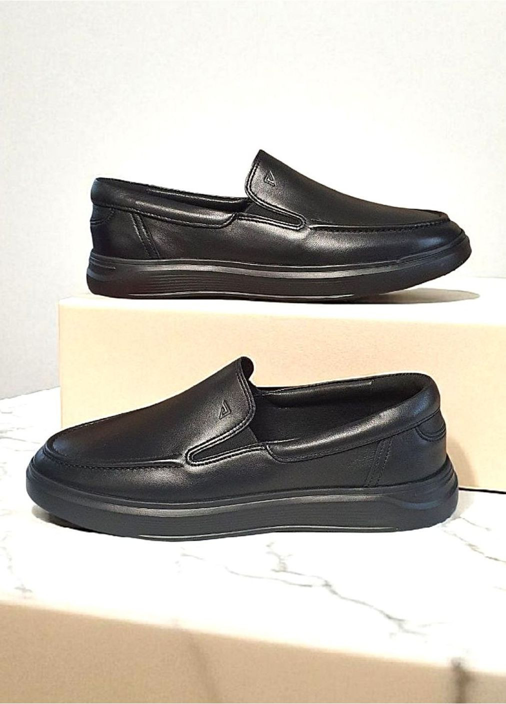 Черные повседневные туфли мужские Clubshoes без шнурков