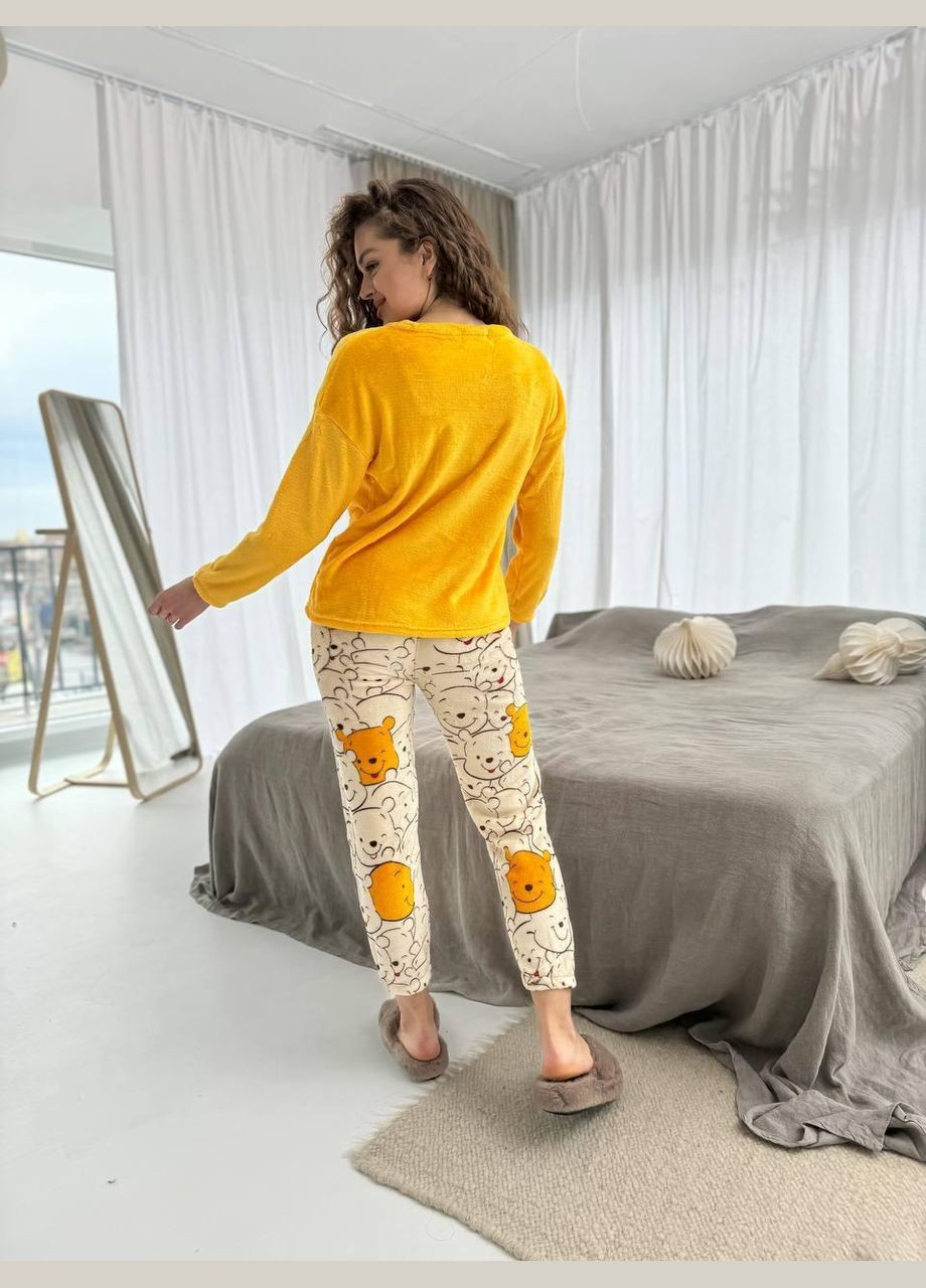 Желтая зимняя пижама женская желтая xs (2734) GT