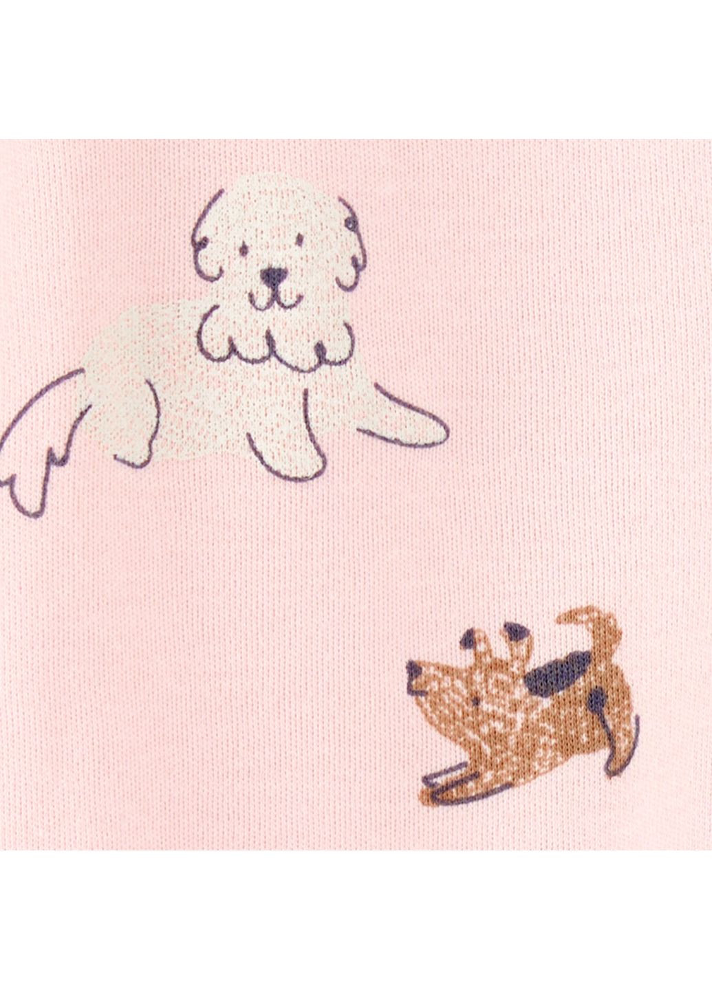 Розовая демисезонная человечек для девочки 55-61 см (1s946410_3m) Carter's