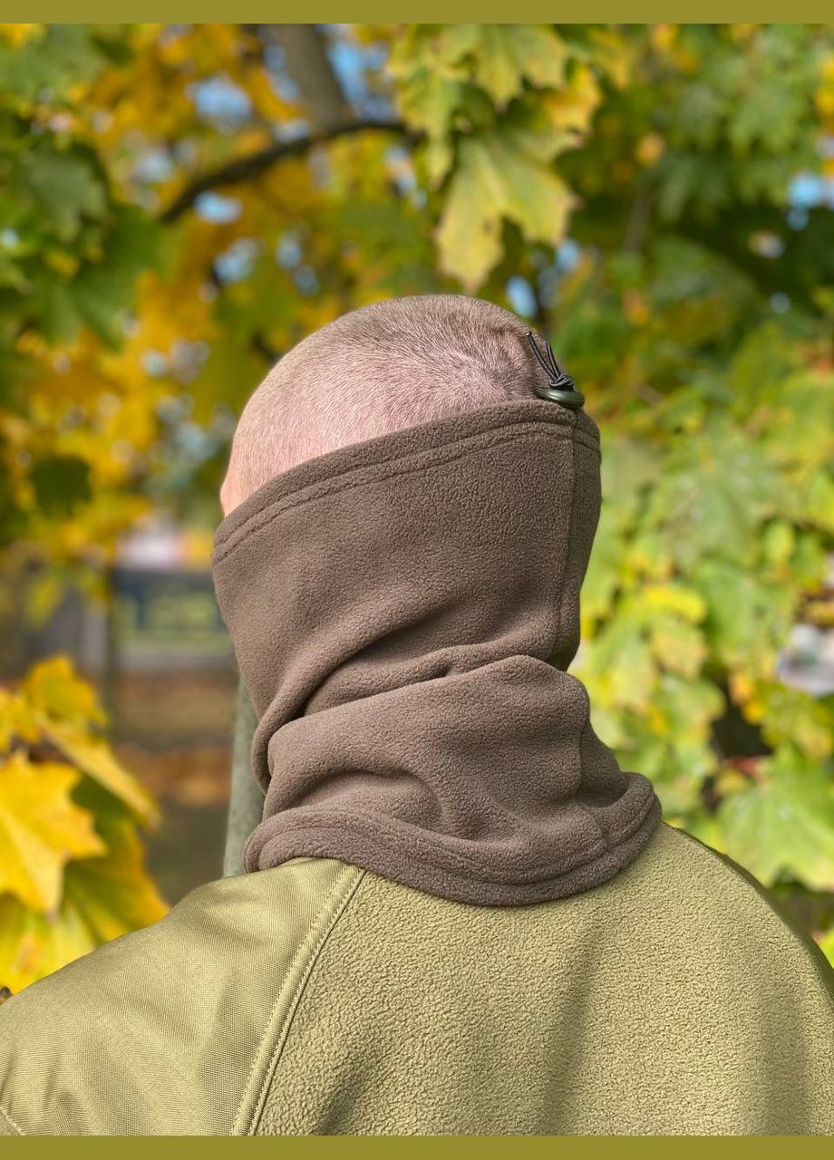 Clefers флисовый баф зимний cleferstac - маска олива (50240247) комбинированный производство -