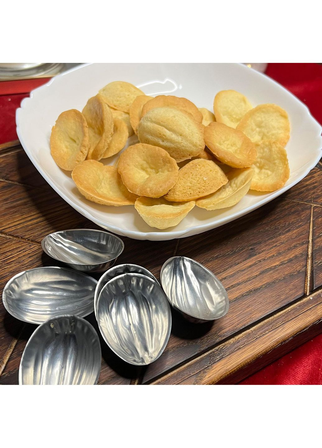 Металлические формочки порционные для выпечки печенья орешки с ребристой поверхностью Master Class (322765911)