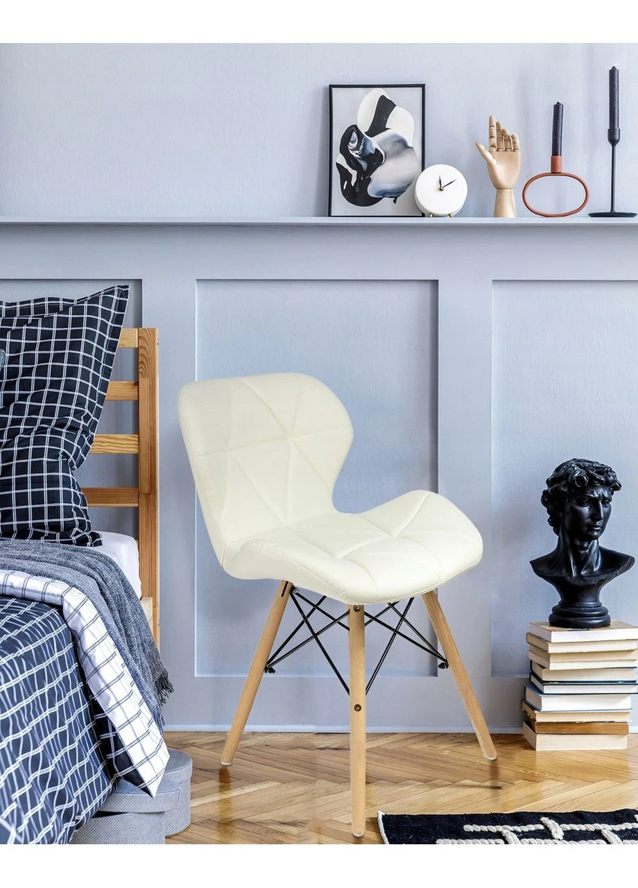 Крісло Scandinavian Design (еко-шкіра) White Jumi (374482169)