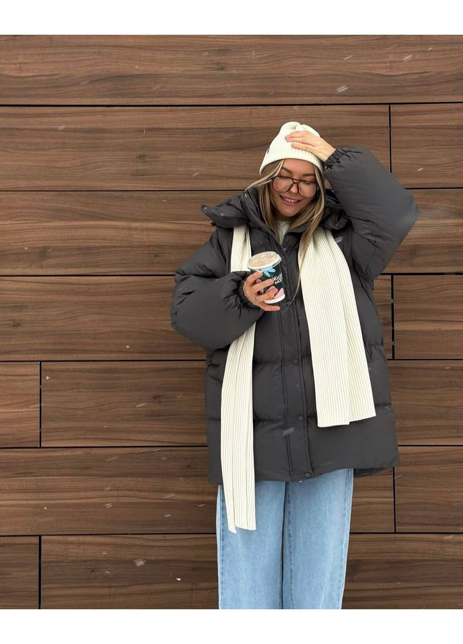 Світло-сіра зимня зимова куртка More_bboutique Куртка