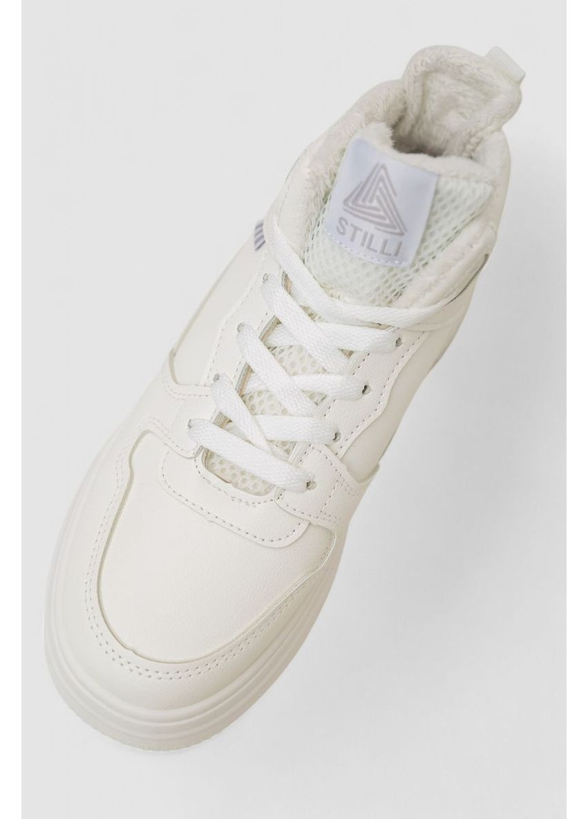 Кросівки жіночі зимові на хутрі, 248RAM09 Ager білі зими (360860633)