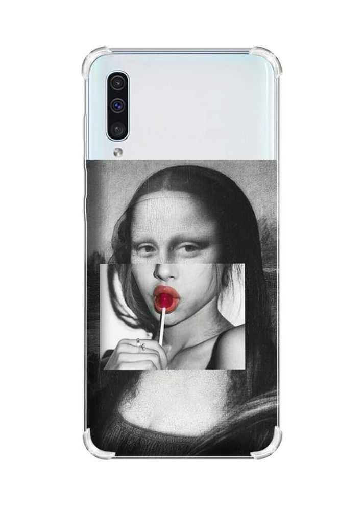 Чохол з потовщеними кутами на Samsung Galaxy А50 (2019) А505:: Сучасна Мона Ліза (принт 351) Creative (360665574)