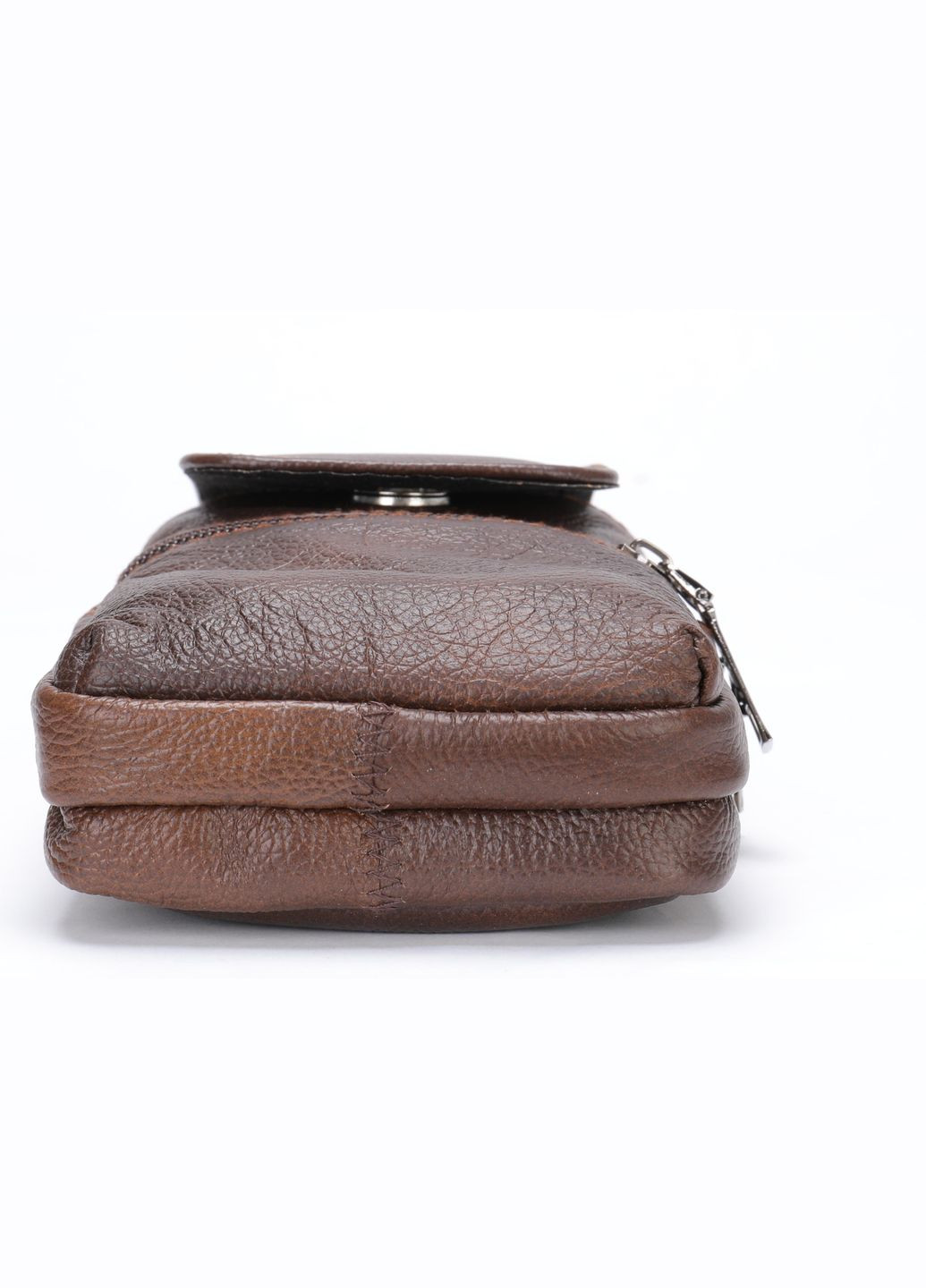 Сумка мужская кожаная через плечо барсетка на ремень брюк 20352 Коричневая Vintage (302008740)