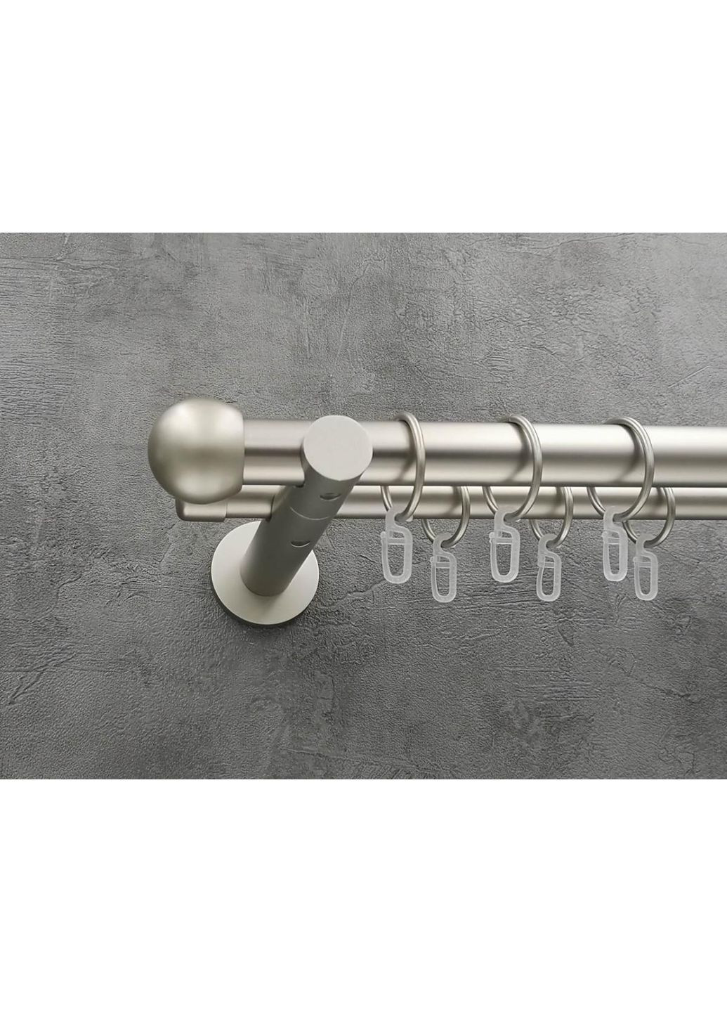 Карниз Шар болонь гладкая штанга двойной универсальный 25/19 мм 160 см Сатин Quadrum (352781706)