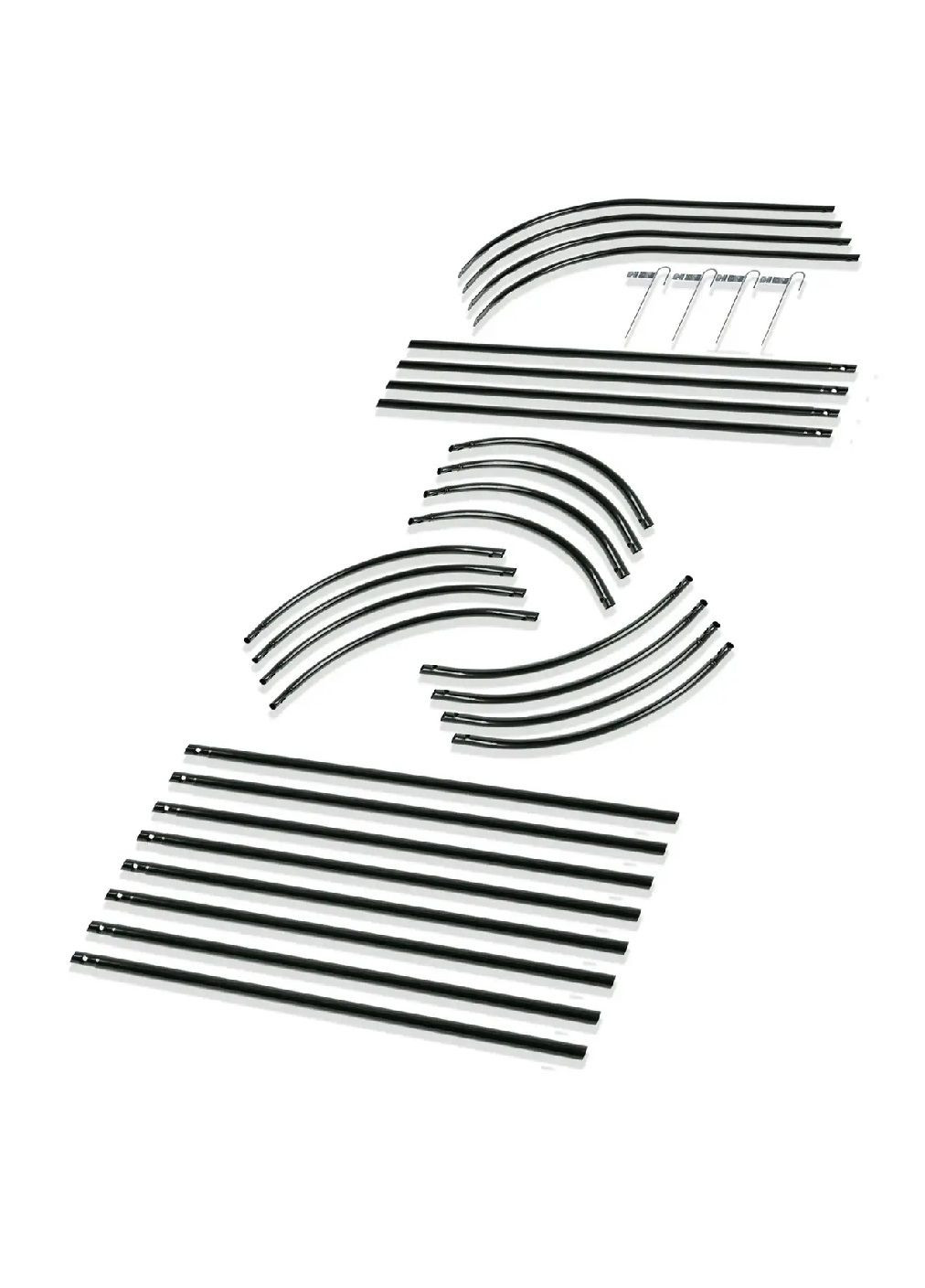 Садова опора пергола для в'юнких квітів з 4 гачками стійкістю до атмосферних впливів 200х40х40 см (479977-Prob) Unbranded (327608376)