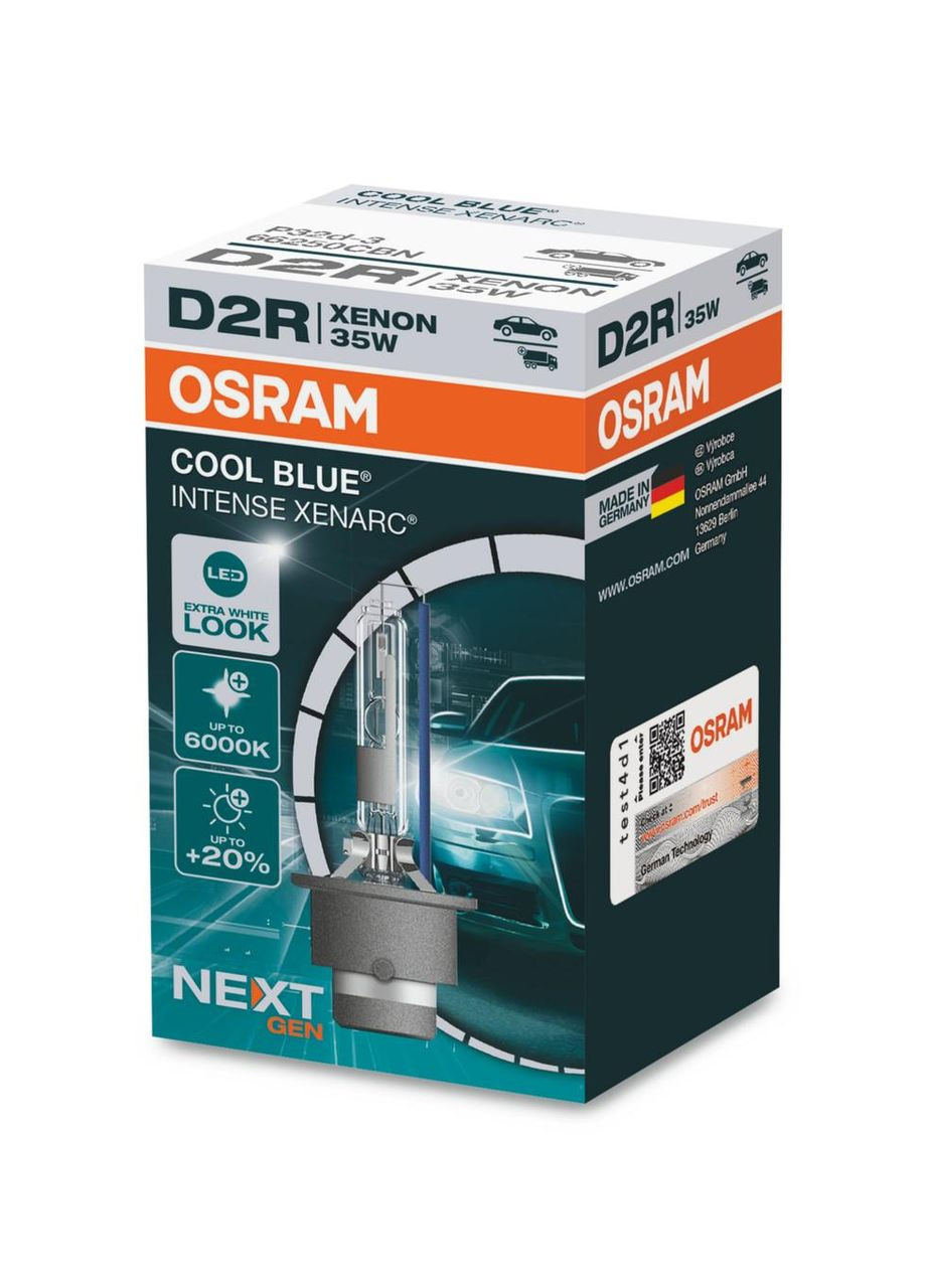 Автолампа ксенонова D2R 85V 35W 6200K P32D-3 / COOL BLUE INTENSE NEXT НА 150% БІЛЬШЕ СВІТЛА НА ДОРОЗІ ( Gen (354334758)