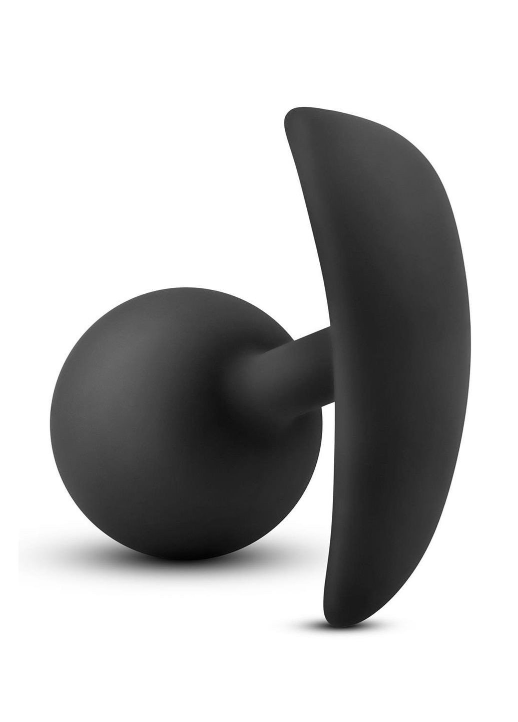 Анальный плаг с внутренним шариком Adventures Platinum Silicone Vibra Blush (297132203)