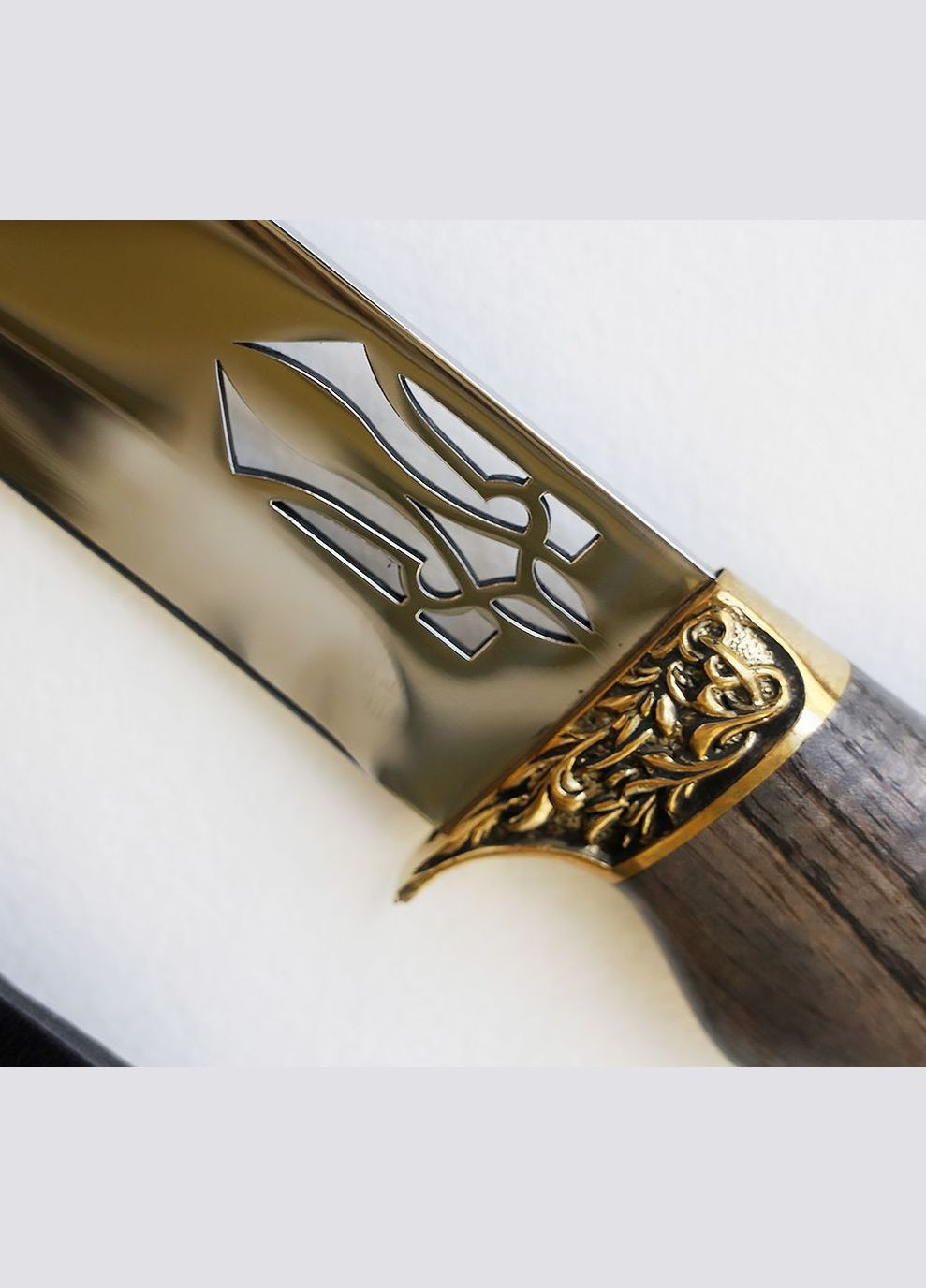 Мисливський ніж Тризуб бронза ручної роботи (Н023) Гранд Презент (292410606)