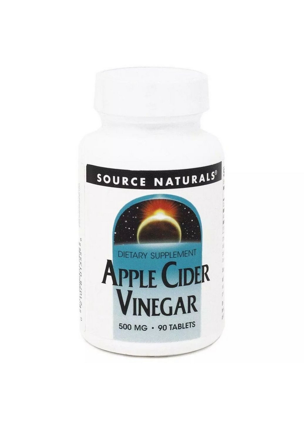 Натуральна добавка Apple Cider Vinegar 500 mg, 90 таблеток Source Naturals (293478325)