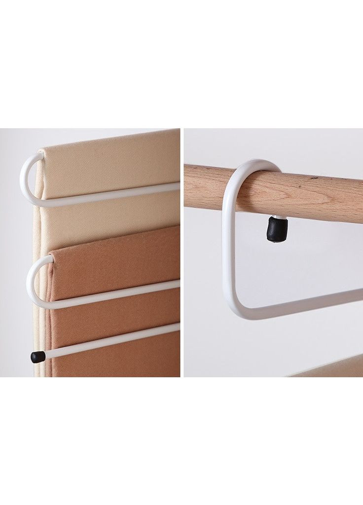 S-подібний металевий вішак для одягу 28,5 см х 35 см Білий No Brand (371367015)