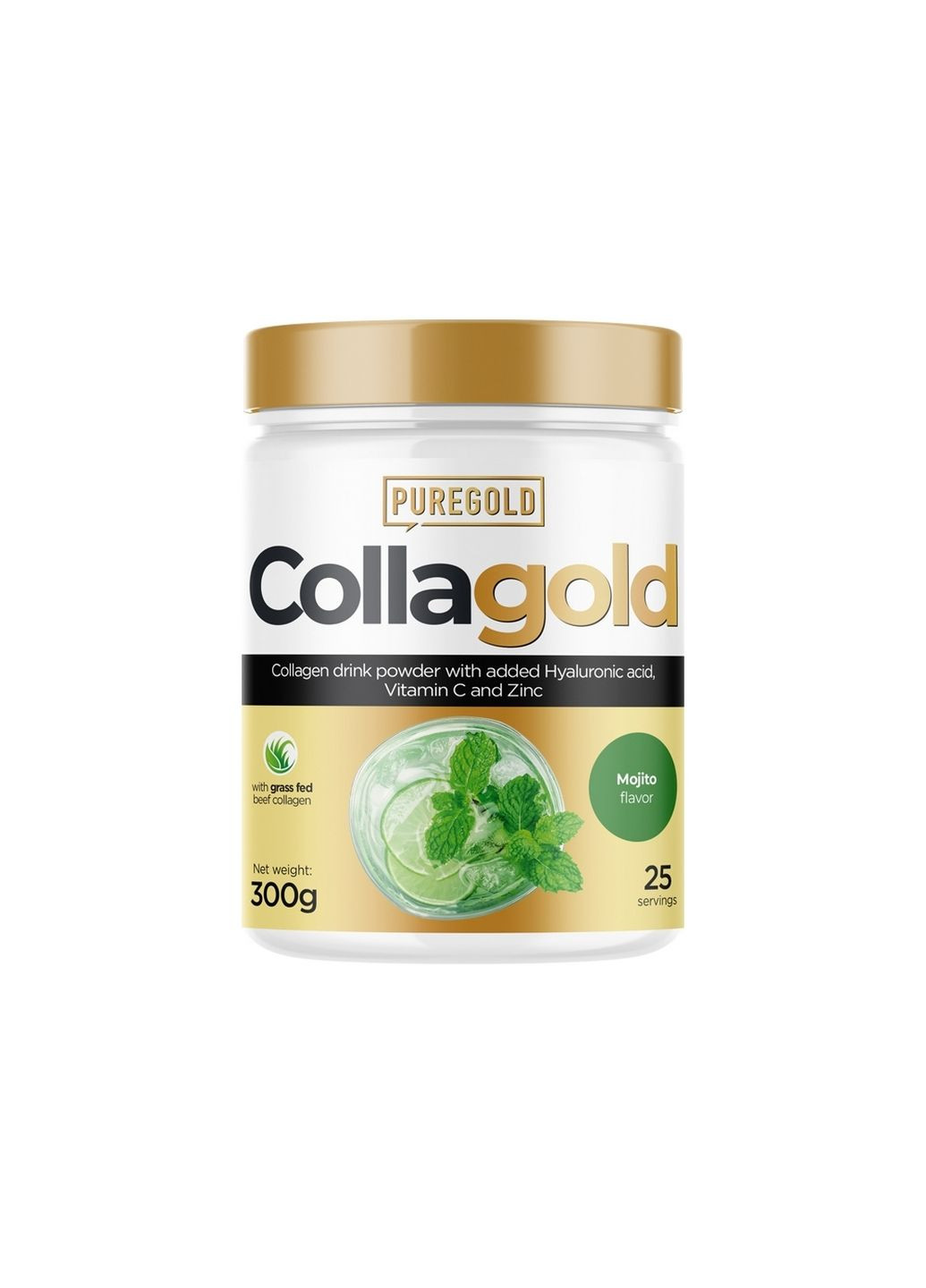 Препарат для суставов и связок CollaGold, 300 грамм Мохито Pure Gold Protein (293340277)