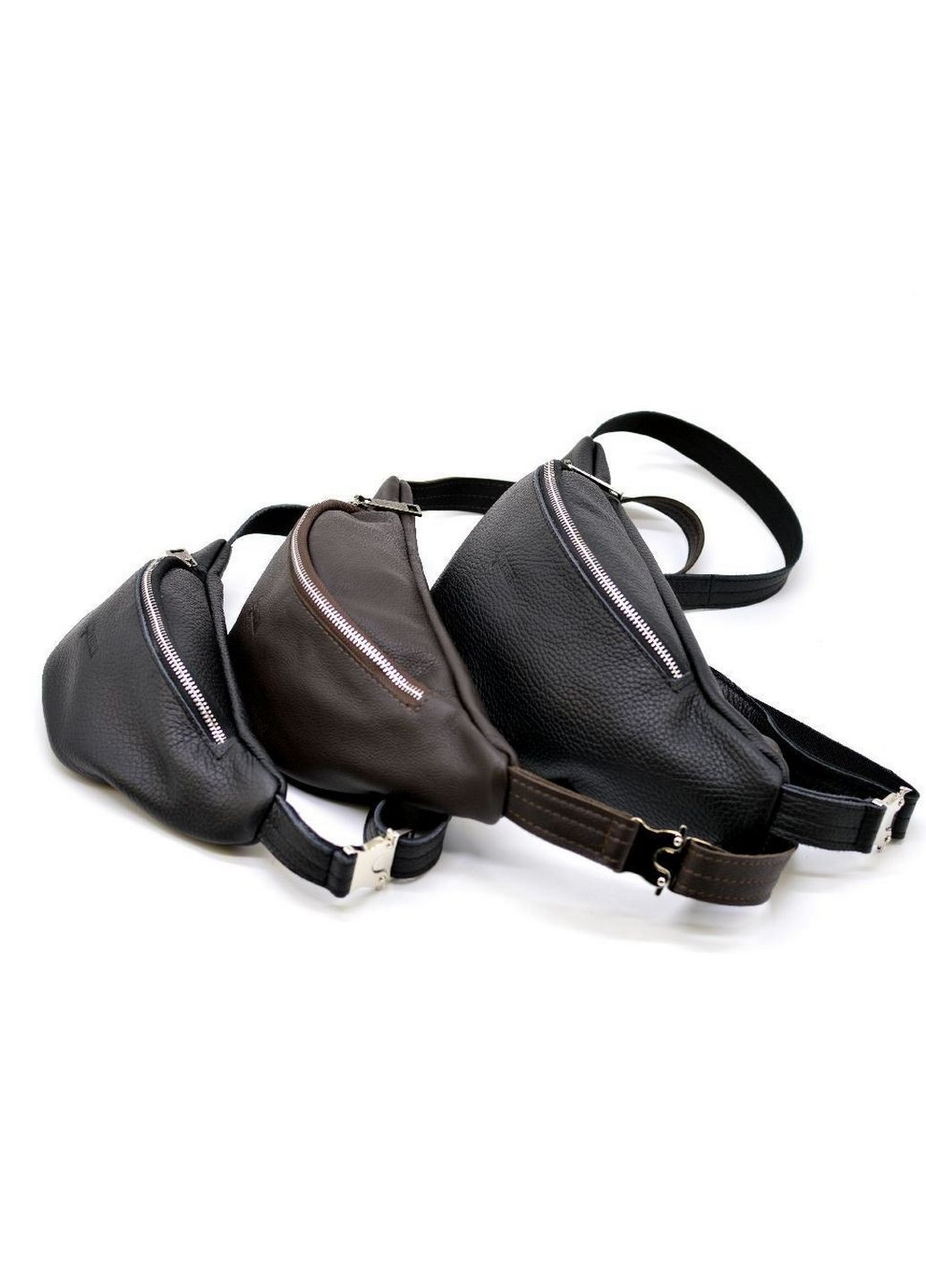 Мужская кожаная сумка на пояс 11х28х6 см TARWA (315869062)