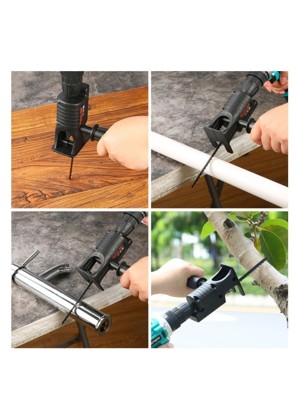 Насадка адаптер сабельна пила лобзик на дрель або шуруповерт No Brand (362680636)