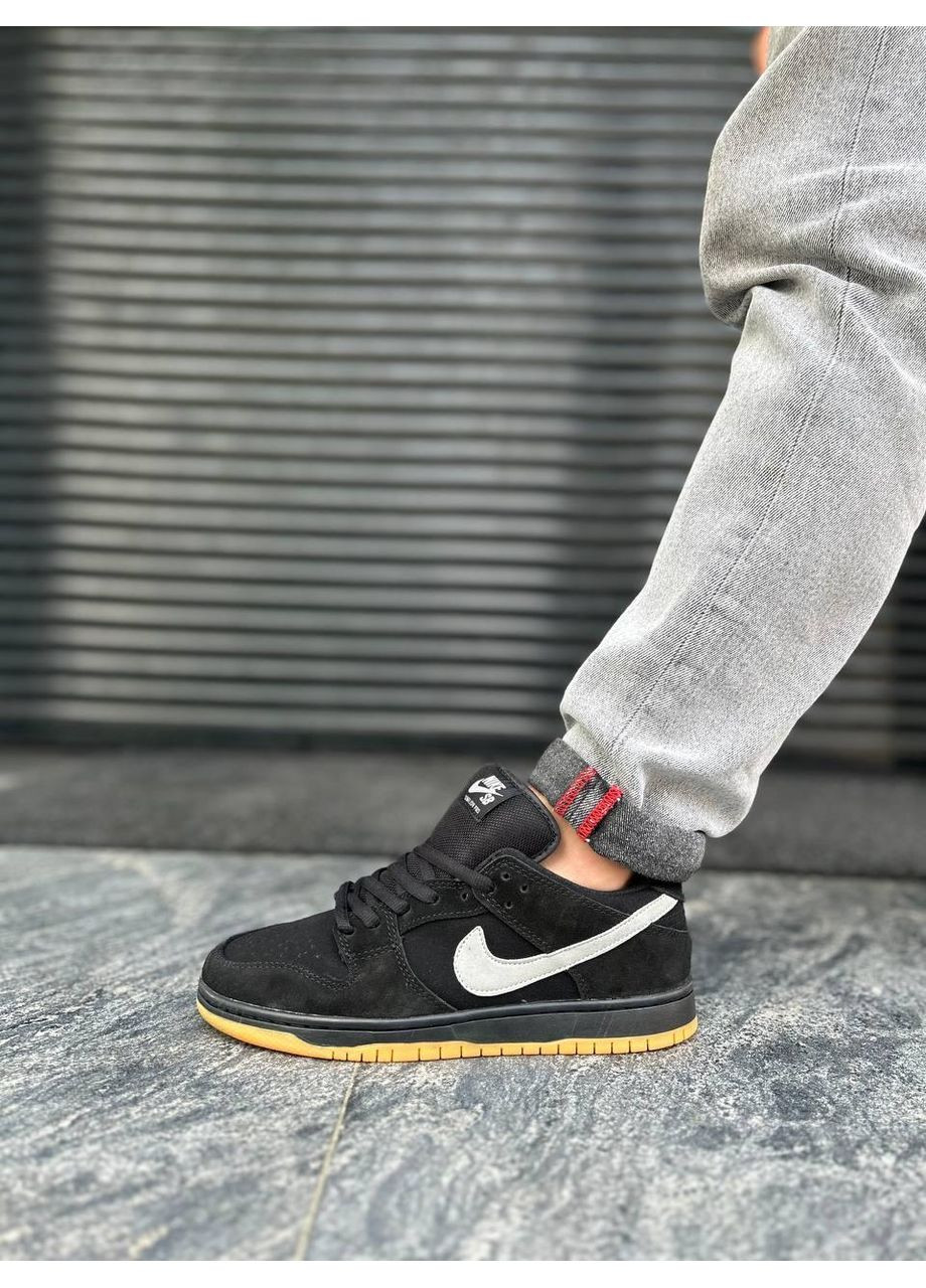 КРОСІВКИ ЖІНОЧІ NIKE SB DUNK BLACK GREY FOG НАЙК СБ ДАНК No Brand сірі зими (368870287)