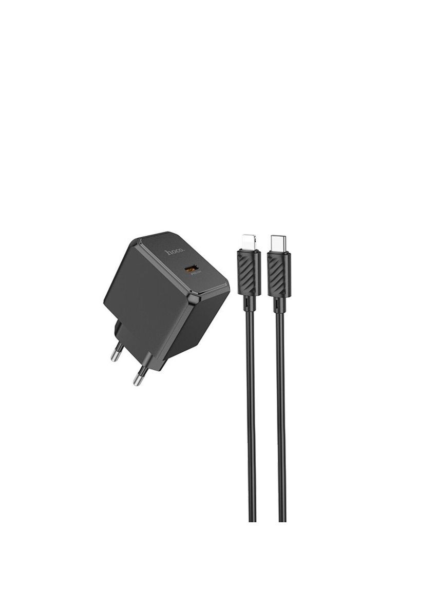 Зарядное для гаджетов CS13A Ocean single port PD20W charger set(C to iP) Black Hoco (367724276)