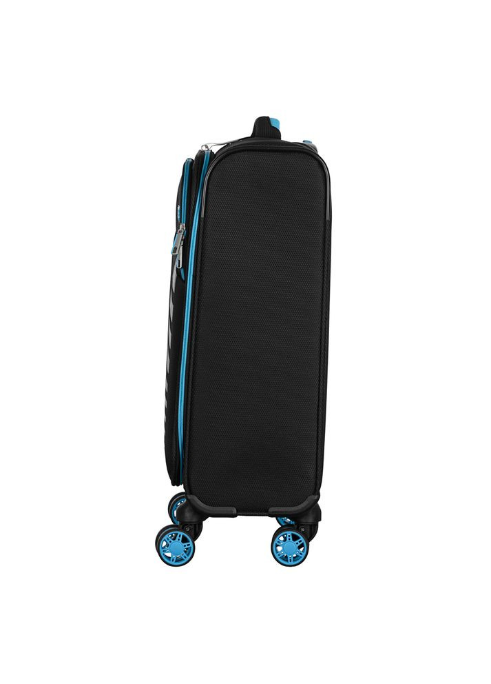 Валіза, Trek, поліестер, мала, 35л, TSA, 4 колеса, чорний 2E (370620208)