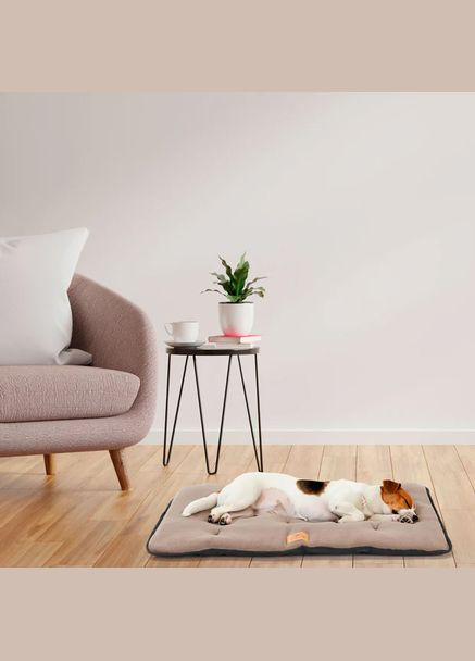 Мягкое место коричнево-черное JOLLY 65 C.MICROF.DOVE GR. BLA, флис Ferplast (335053604)