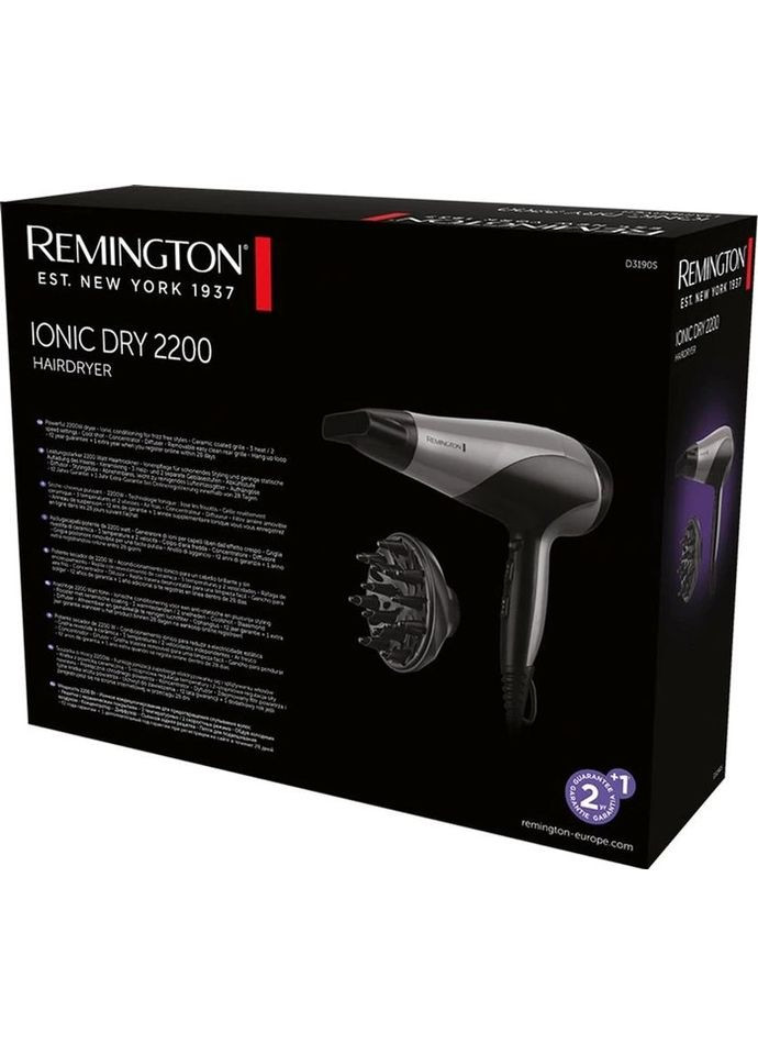 Фен Ionic Dry D3190S Remington (368597951)