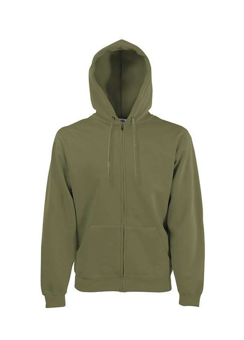 Кофта мужская Cl. hooded sweat jacket Белый (062062030XL) Fruit of the Loom (311608014)
