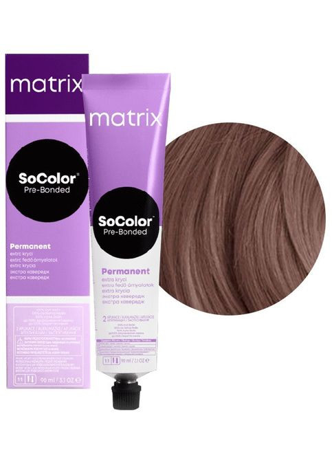 Стойкая краска для окрашивания седых волос SoColor PreBonded Extra Coverage 506NA темный блондин Matrix (292735813)