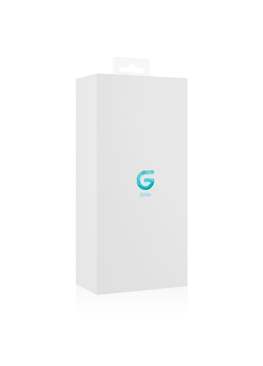 Стеклянный дилдо с изгибами и рисунком Glass Dildo No. 3 Gildo (335392457)