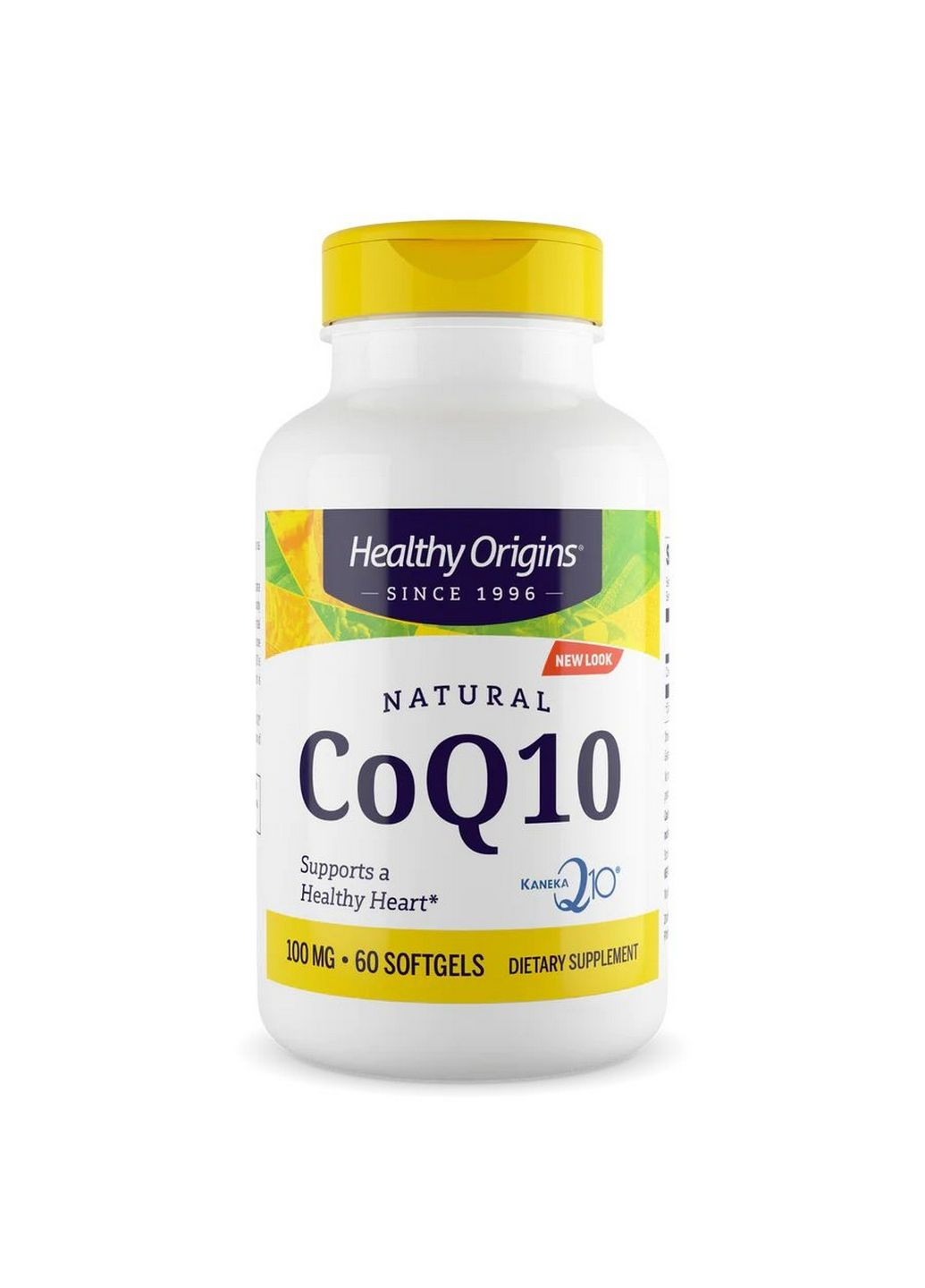 Натуральная добавка CoQ10 Kaneka Q10 100 mg, 60 капсул Healthy Origins (293482070)