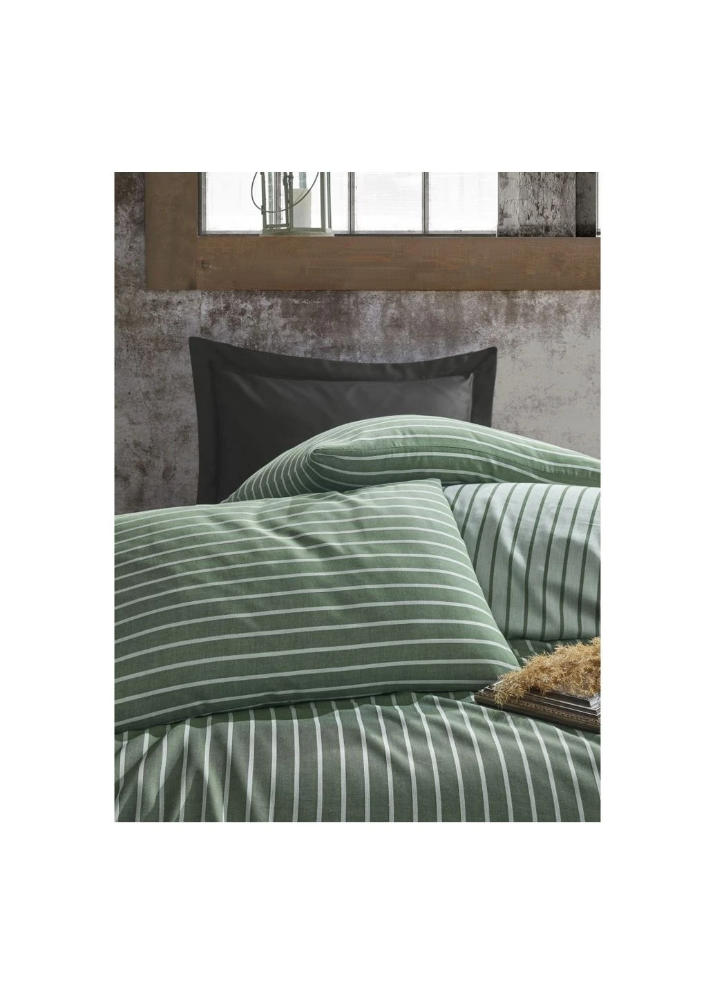 Постільна білизна BAMBOO SATEN BAMBOO YESIL двоспальний - євро Cotton Box (380929984)