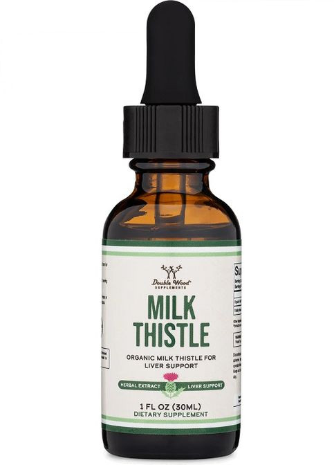 Double Wood Milk Thistle Organic Seed (108 mg in 1 ml) 30 ml /30 servings/ Double Wood Supplements (284120288)