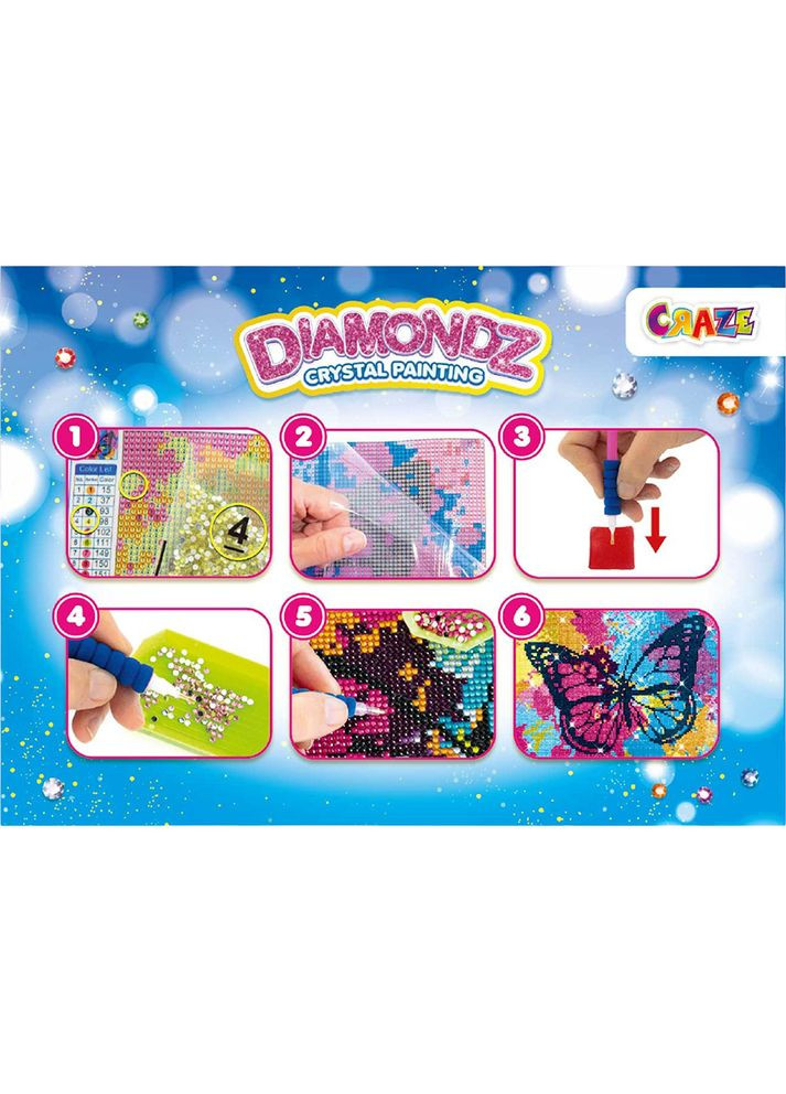Набор для творчества DIAMONDZ Picture Set Butterfly (47798) Craze (329694837)