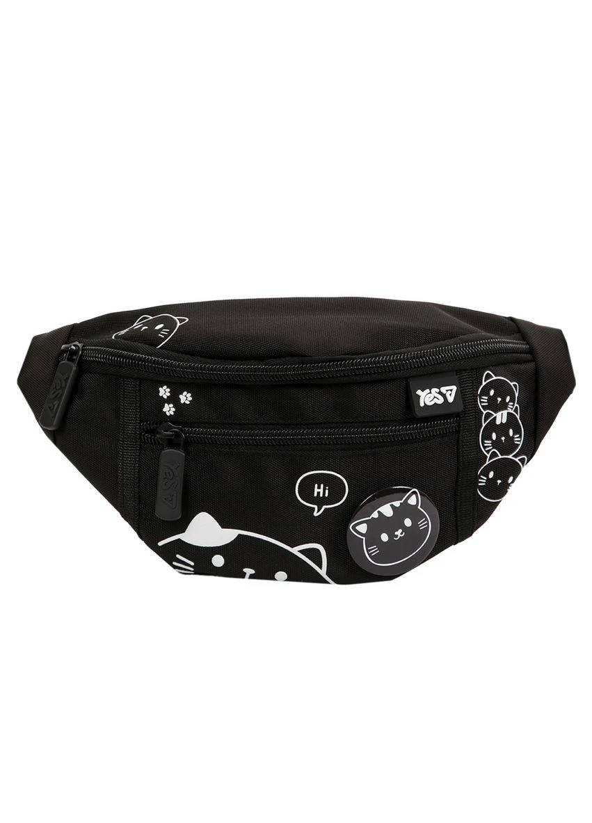 Сумка-бананка SP-36 Black Cat 550553 6х12х26 см Yes (390178885)