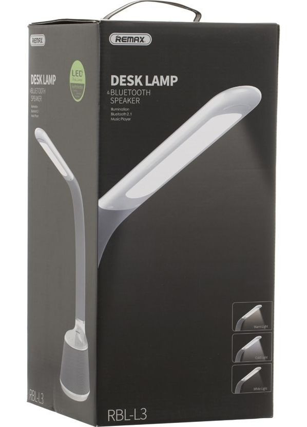 Настільна лампа — акустика колонка RBLL3 Desk Lamp Bl Speaker чорна Remax (293345445)
