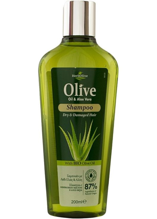 Шампунь для сухих волос из алоэ вера HerbOlive Shampoo 200ml (1239432-31339049) Madis (368654325)