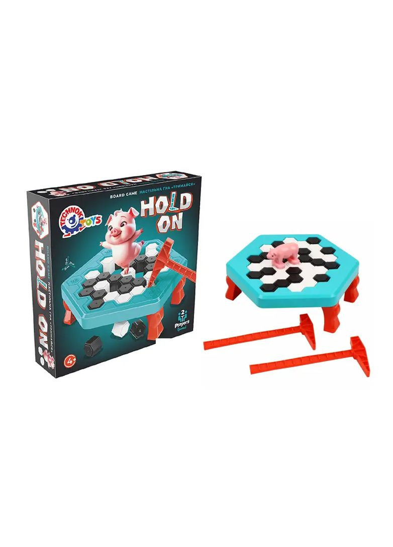 Настільна гра балансир Тримайся малюк Свинка пластик від 4 років в асортименті 1324 ТехноК Тех1324 (370651591)