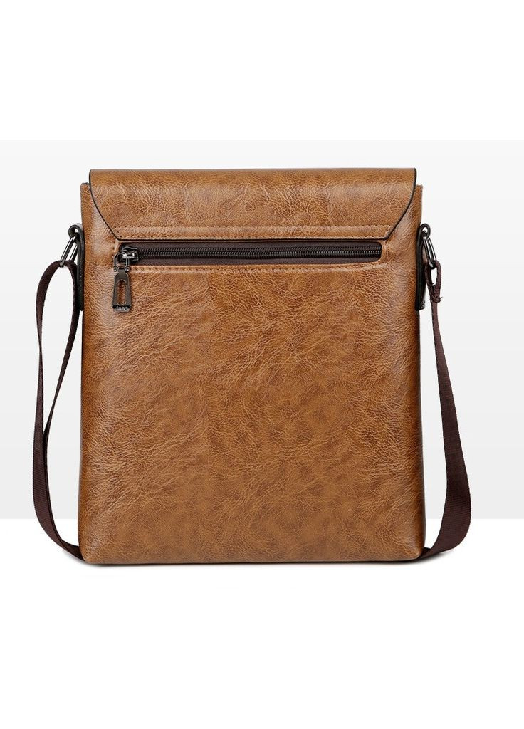 Чоловіча сумка світло-коричнева з екошкіри ProDobro (364190101)