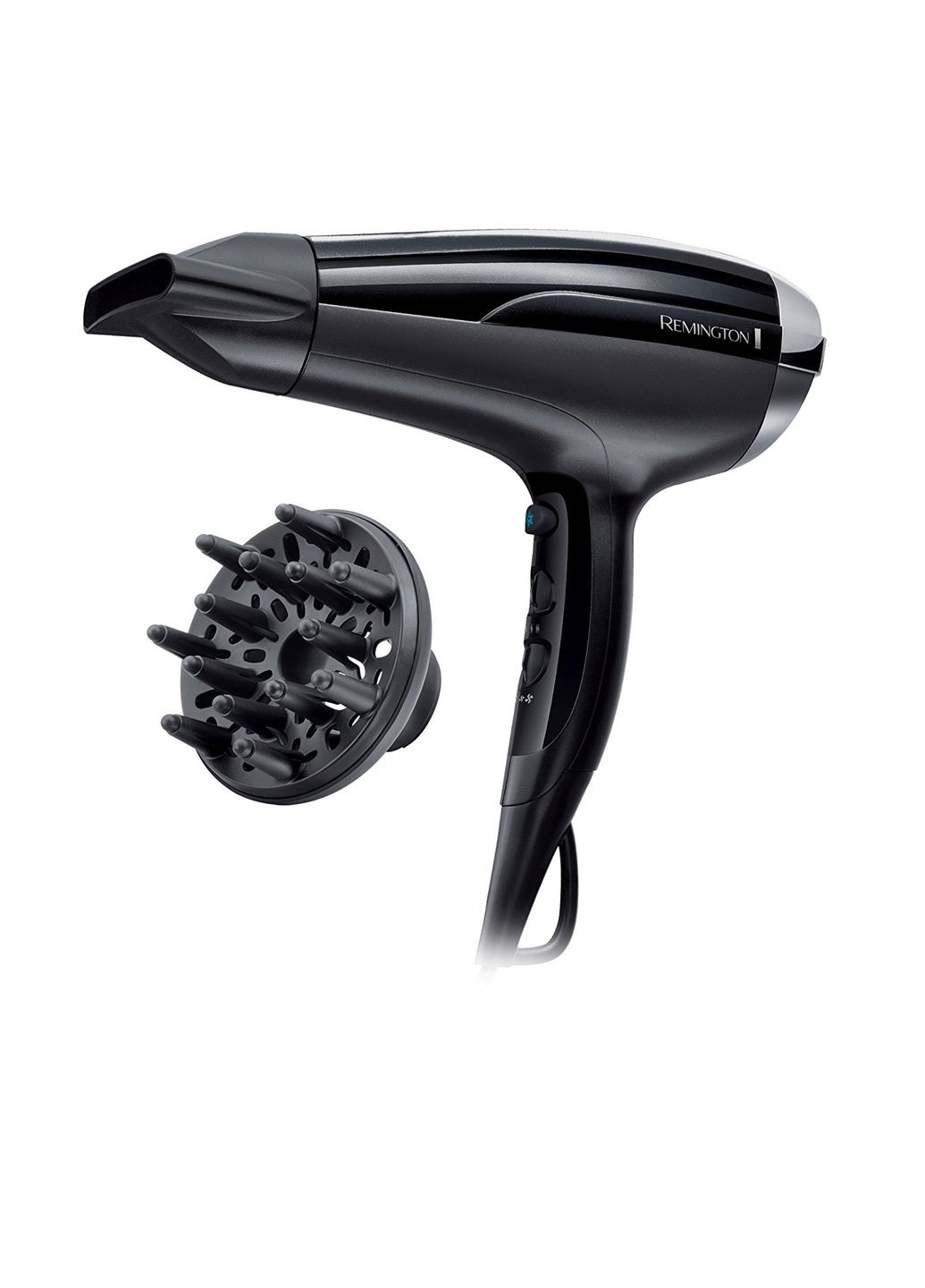 Фен Pro-Air Shine, 2300Вт, 3 режими, дифузор,турмалинова іоніз-я, хол. обдув, чорний Remington (320827137)