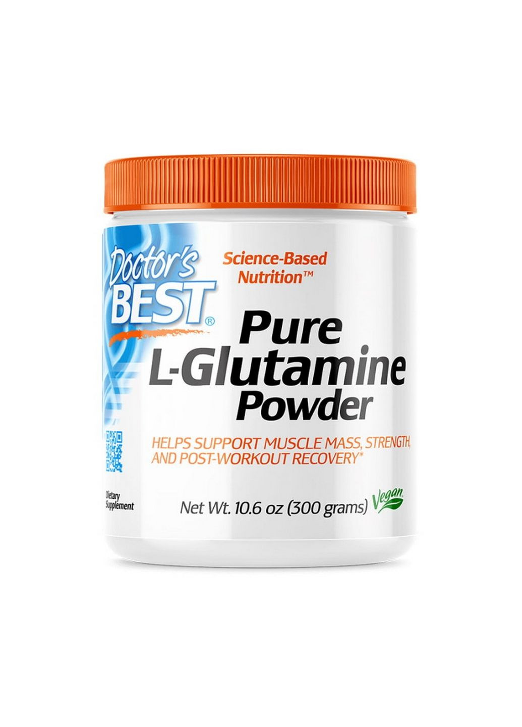 Аминокислота Pure L-Glutamine Powder, 300 грамм Doctor's Best (293339864)