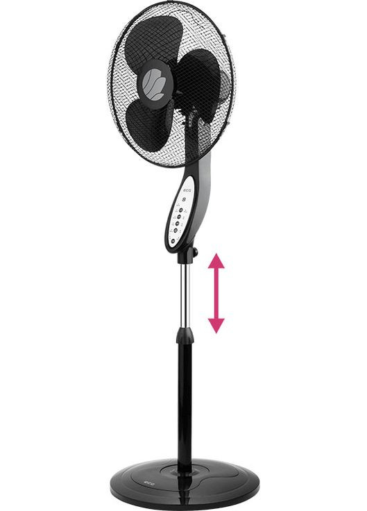 Вентилятор напольный EСG FS-40-R 50 Вт ECG (364764412)