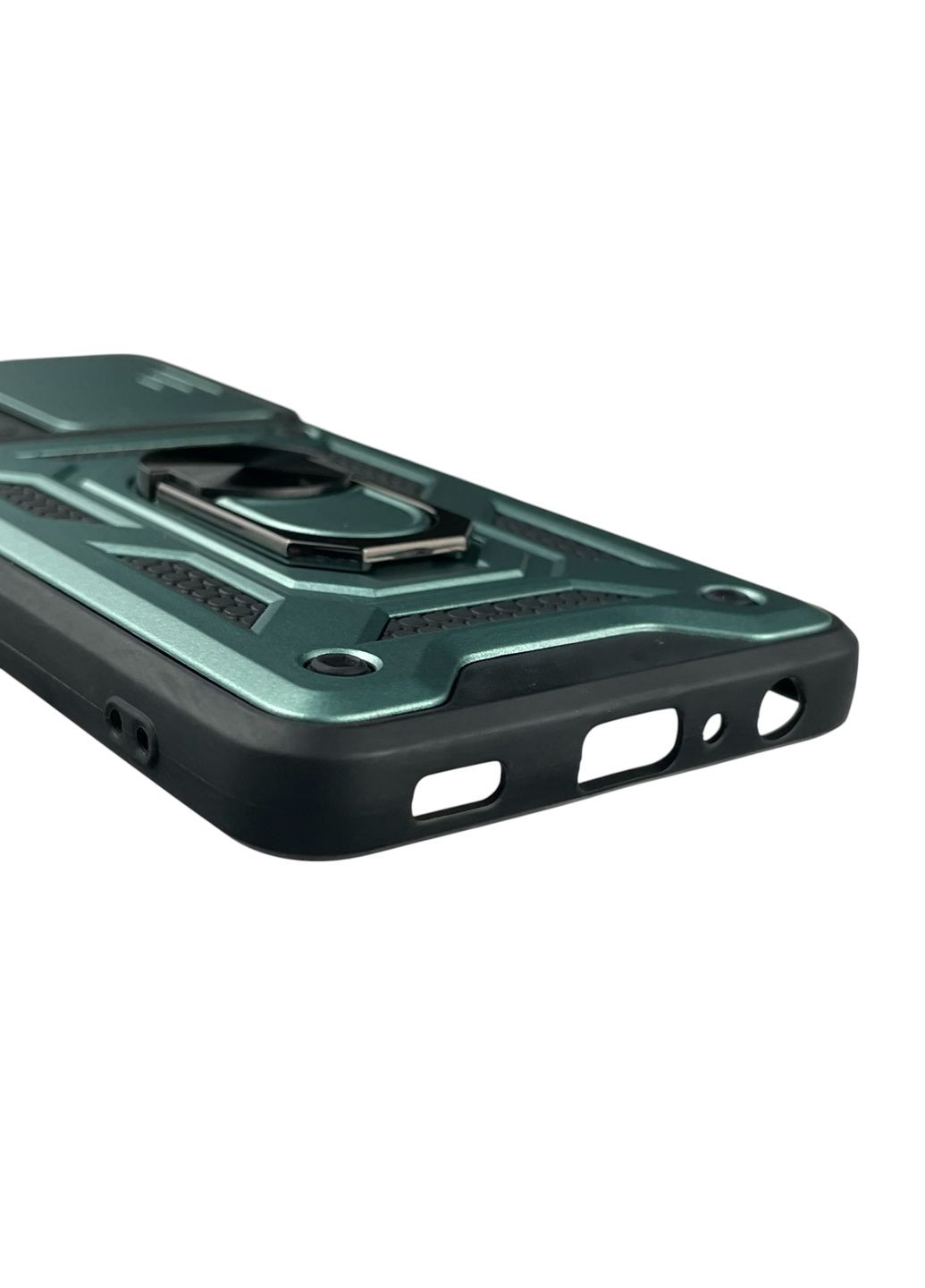 Чохол для Galaxy A32 (SM-A325) броньований з кільцем-тримачем підставкою зі шторкою на самсунг а32 зелений rg1 Samsung (366389452)