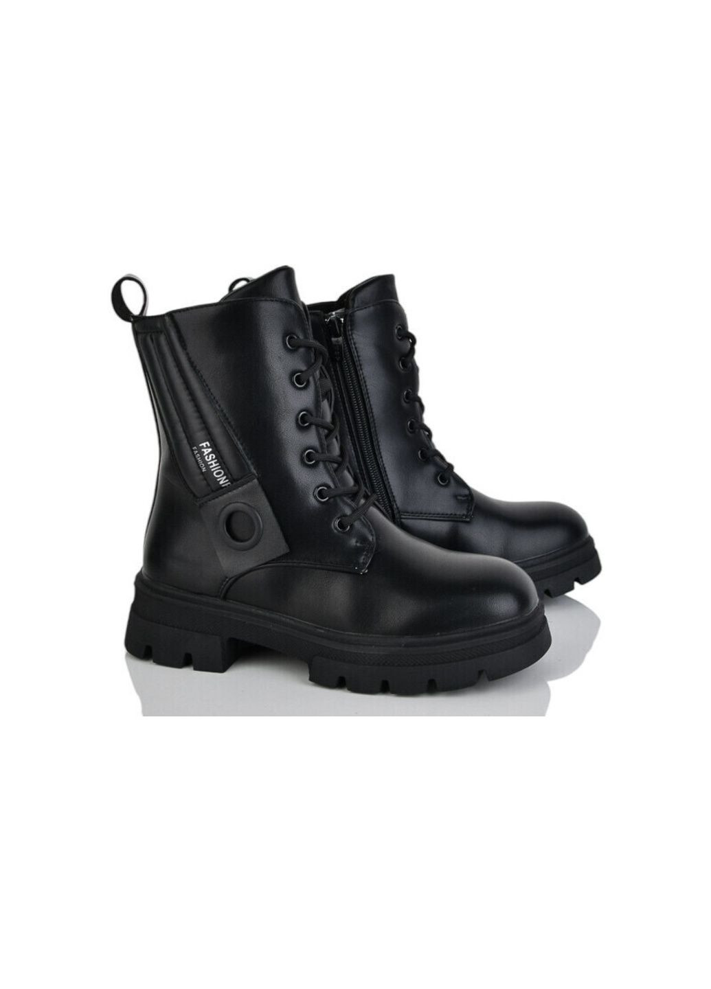 Черные повседневные зимние зимние ботинки GFB