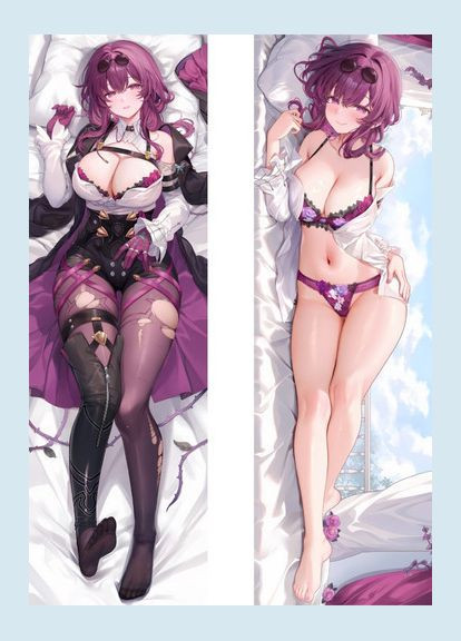 Дакимакура 150х50 см Кафка Хонкай Стар Рейл 3rd Kafka Honkai Star Rail Подушка с наволочкой двухсторонняя Viva (346056667)