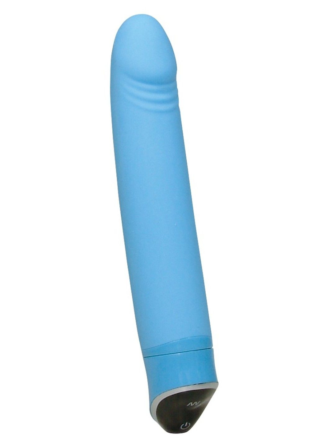 Вибратор HAPPY голубой No Brand (284728982)