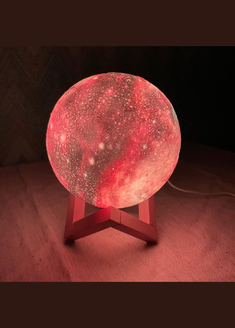 Лампа-нічник, світильник світлодіодний 3D Космос з пультом No Brand (303928690)