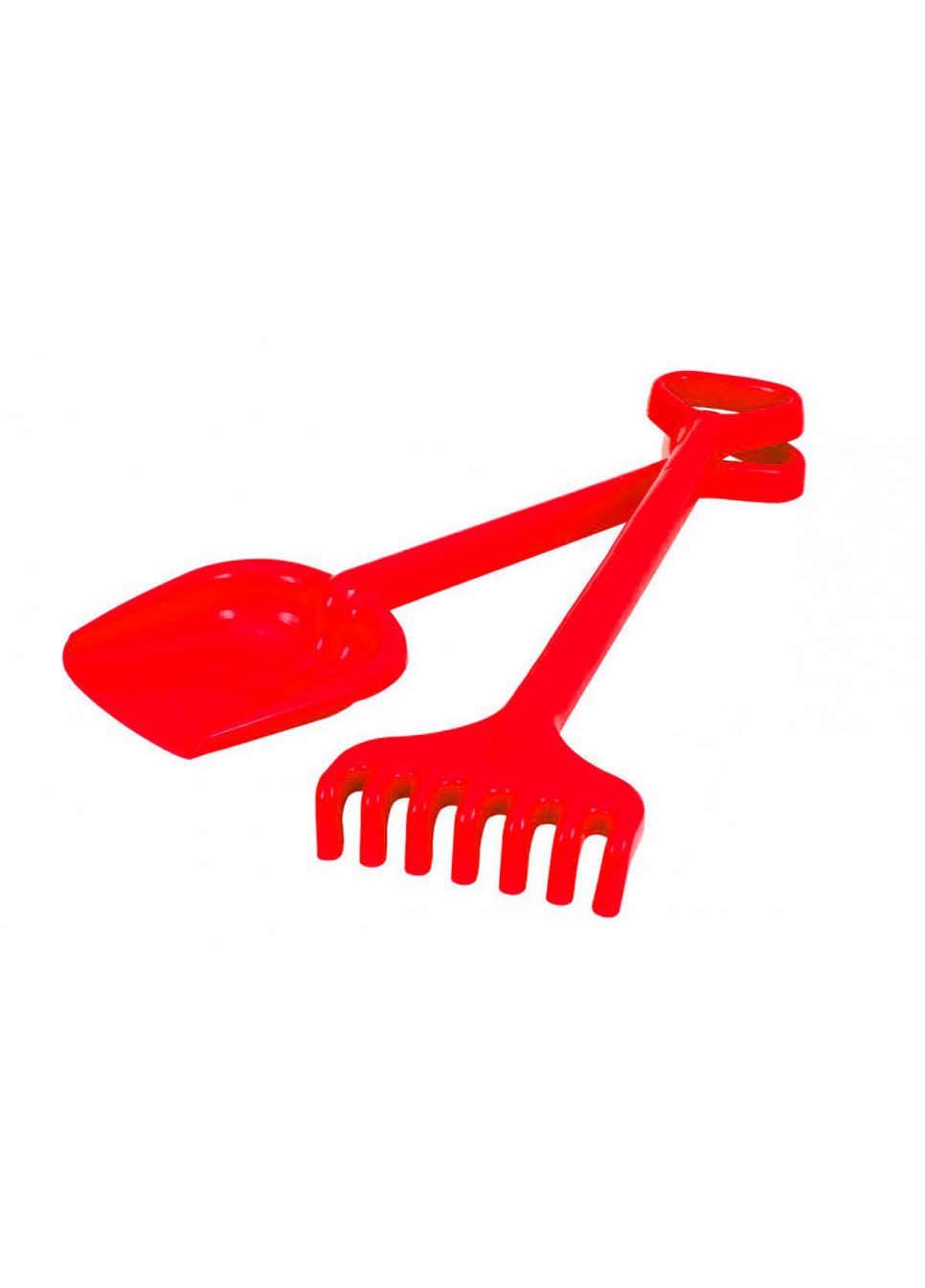 Іграшкова Лопатка з грабельками "Гулівер" 1424TXK, довжина 50 см Червоний ТехноК (363204973)